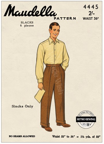 1940s men flannel - 1940s,