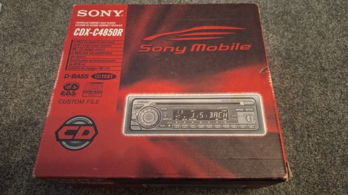 Sony car stereo cdx c4850r - car,