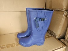 Discount Blue Ladies Wide Calf Wellies (max. 50cm) UK size 5