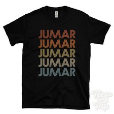 JUMAR REPEATED RETRO STYLE T-SHIRT mens & womens novelty cool name gift