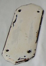 ANTIQUE VICTORIAN CERAMIC FINGER PLATE