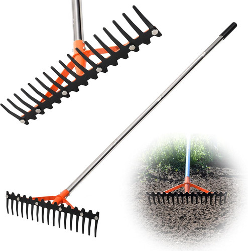 Garden bow rake tempered - garden,