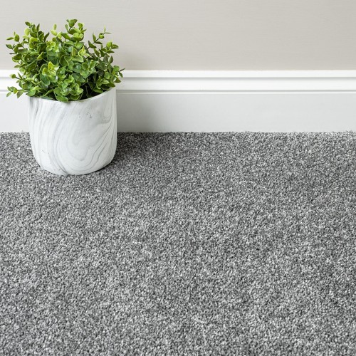 Grey saxony carpet - saxony,
