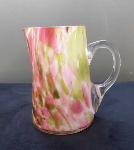 Antique handblown pink - pink, and