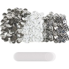 Uimoso 1" 25mm Button Badge Parts Supplies 500 Sets Maker Machine NOT Included