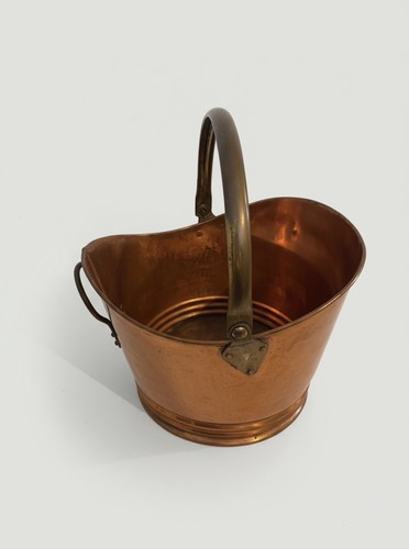 Vintage brass copper - , helmet