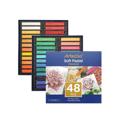Soft pastels set colors - pastels, 46
