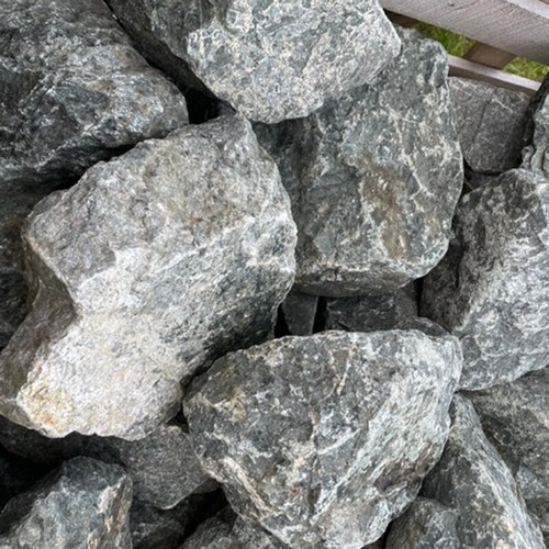 Green granite rockery - green,