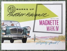 MG MAGNETTE Mark IV Car Sales Brochure 1960-61 #H&E 61105