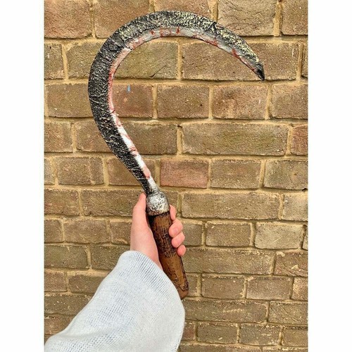 Realistic foam bloody sickle - realistic,