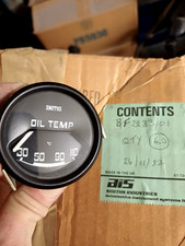 NOS Smiths Vintage Oil Temp Gauge. (30/50/90/110) Electrical Type Boxed/ Unused.