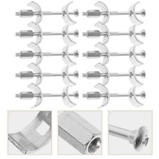  10 Pcs Kitchen Worktop Connector Butcher Block Countertop Joint Fastener Bolts