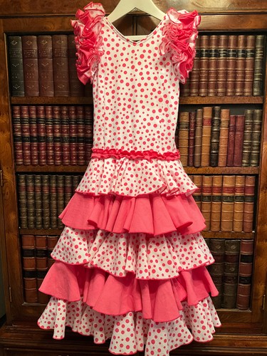 Girls pink white spot 20 - girls',