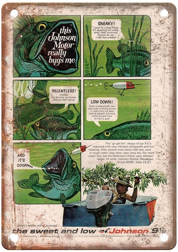 Vintage 1967 johnson - vintage, ad