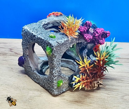 Coral aquarium ornament rock - coral,