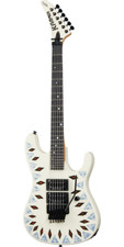 Kramer NightSwan Vintage White with Aztec Graphic Electric Guitar