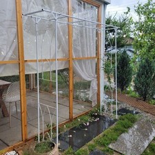 Multipurpose Metal Arch Garden Pathway Pergola Wedding Backdrop Stand Decorative