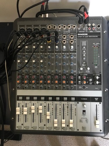 Mackie onyx 1220 mixing desk - mackie,