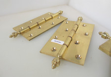 Large Vintage Brass Hinge