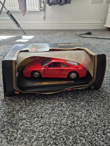 Burago ferrari f40 red - (1987),