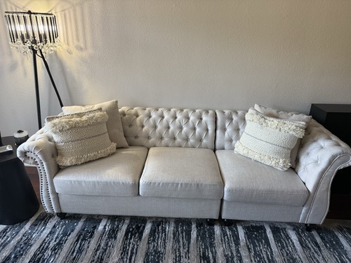 Gray seat tufted - gray,