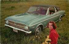 Advertising Postcard 1967 Ford Falcon Futura Sports Coupe #2
