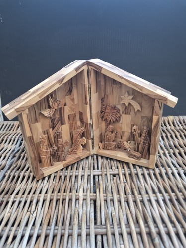 Hand carved olive wood - hand,