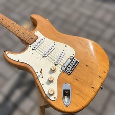 Greco 70s Strat Model Lefty Hardtail Guitar Modified for Right-Hand Use