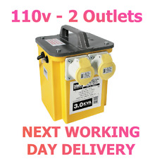 Defender 110v Transformer 3kVA  2 x 16A Outlets E203010