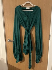 Rat And Boa Short Green Dress