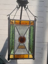 Pair Of Decorative Leaded