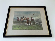 Antique Hand-Coloured Framed