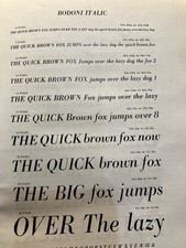 36 PT S&B BODONI ITALIC