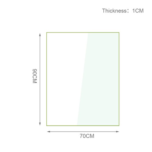 10mm clear toughened glass - clear,