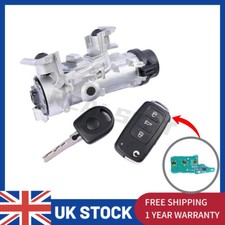 IGNITION BARREL STARTER SWITCH FOR VW TIGUAN GOLF TOURAN W/REMOTE CONTROL KEY