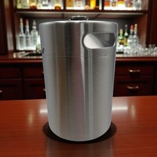 170oz Stainless Steel Mini Keg Homebrewing Portable Beer Growler - Unbranded NIB