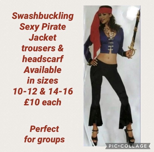 Pirate ladies fancy dress - pirate,