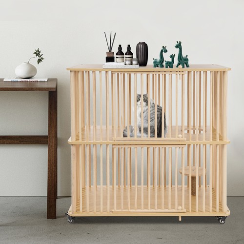 Tiers cat house wooden - tiers, large
