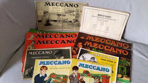 Vintage meccano instruction - vintage,