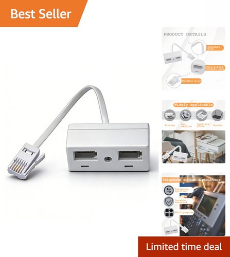 Compact telephone splitter - telephone,