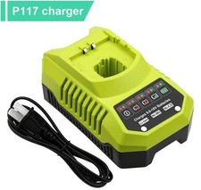 UK Fast Charger For Ryobi 18V One+ Plus P108 Li-ion Battery P117 P105 P102 P100