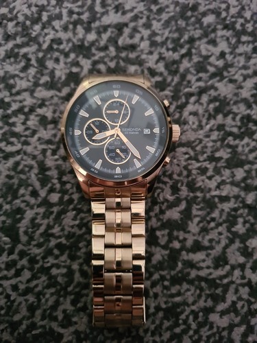 Sekonda 1803 gold plated men - gold, men's
