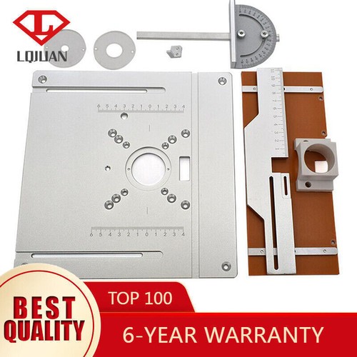 Aluminium router table - aluminium, insert