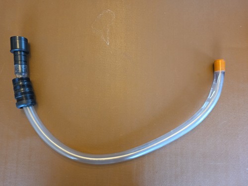 Bagpipe split stock and tube - and,