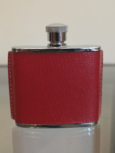Vintage red real leather 2oz - vintage,