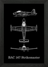 plane 167 Framed Wall Art