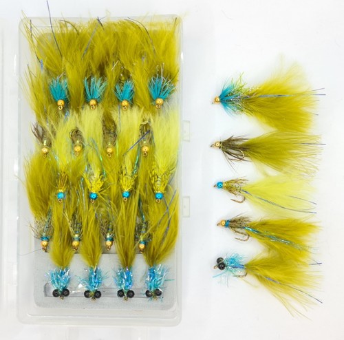 Trout flies goldhead - trout, blue