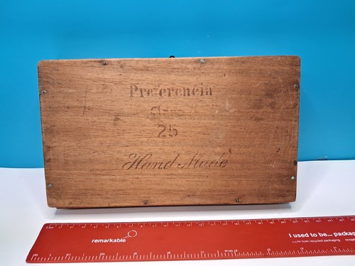 Antique wooden box - ci,