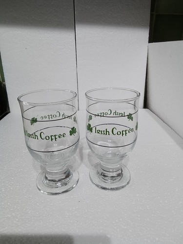 Irish coffee glasses - irish, x2