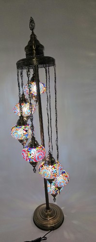 Turkish mosaic floor lamp - mosaic,